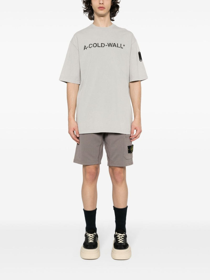 Compass patroon short bruin