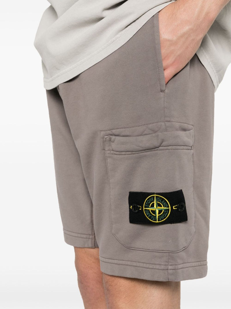 Compass patroon short bruin