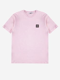 T-shirt van lichtroze katoen